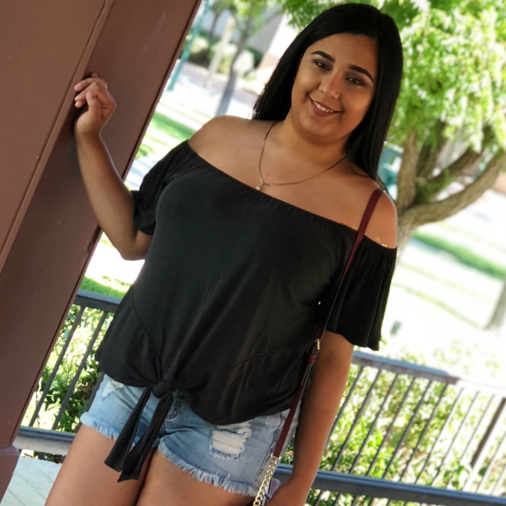 off the shoulder top